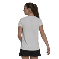Women's T-shirt Adidas HEAT.RDY Tee W - white/ambient blush