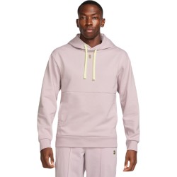 Men's Jumper Nike Court Fleece Tennis Hoodie - platinum violet/barely volt