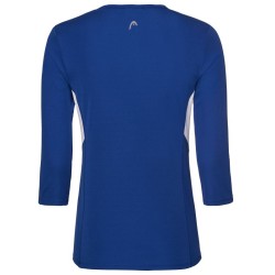 Women's long sleeve T-shirt Head Club Tech 3/4 Shirt W - royal blue