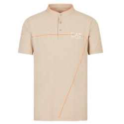 Men's Polo T-shirt EA7 Man Jersey Jumper - oxford tan