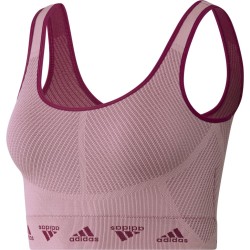 Women's bra Adidas Training Aeroknit Bra - lagacy burgundy/mauve