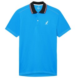 Men's Polo T-shirt Australian Ace Polo - blue capri/bianco