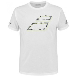 Men's T-shirt Babolat Aero Cotton Tee - white