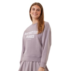 Women's jumper Bj_rn Borg Ace Boyfriend Crew - purple dove