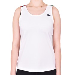 Women's top Lacoste Women's Top - white/blue marine
