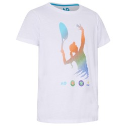 Girls' T-shirt Australian Open Girls T-Shirt Grand Slam - white