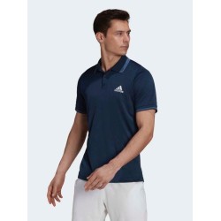 Men's Polo T-shirt Adidas Freelife Polo Shirt M - crew navy/white/crew blue