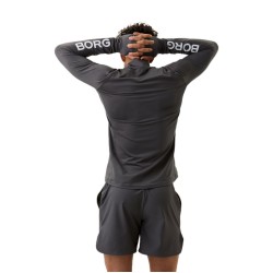 Men's Jumper Bj_rn Borg Borg Graphic Midlayer Half Zip M - pavement