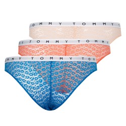 Women's panties Tommy Hilfiger Brazilian 3P - delicate peach/hawaii coral/ls blue