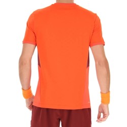Men's T-shirt Lotto Tech I D3 Tee - grenadine red