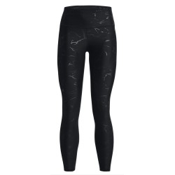 Women's leggings Under Armour Women's HeatGear No-Slip Waistband Emboss Leggings - black/jet gray