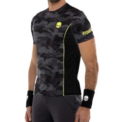 Men's T-shirt Hydrogen Camo Tech T-Shirt - anthracite camouflage/anthracite/yellow
