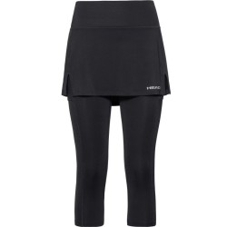 Women's skirt Head Club 3/4 Tights Skort - black