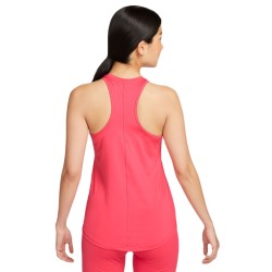 Women's top Nike Dri-Fit One Slim Tank - light fusion red/white