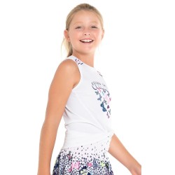 Girls' T-shirt Lucky in Love Novelty Print Just Fly Tank - multicolor