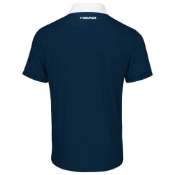 Men's Polo T-shirt Head Slice Polo Shirt M - dark blue/white