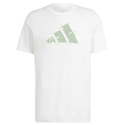 Men's T-shirt Adidas Tennis Logo Slam Graphic T-Shirt - white