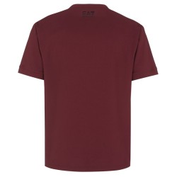 Men's T-shirt EA7 Man Jersey T-Shirt - windsor wine