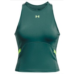 Women's top Under Armour Armour Mesh Tank - coastal teal/lime surge