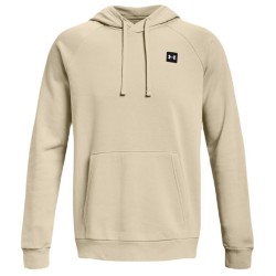 Men's Jumper Under Armour Men's UA Rival Fleece Hoodie - khaki base/onyx white