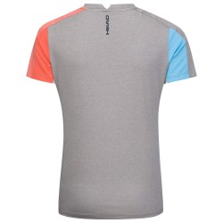 Women's T-shirt Head Padel Tech T-Shirt - grey/electric blue