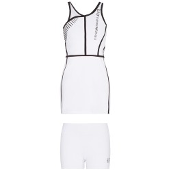Women's dress EA7 Woman Jersey Dress - white