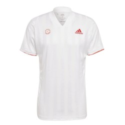 Men's T-shirt Adidas Freelift Tee ENG M - white/scarlet