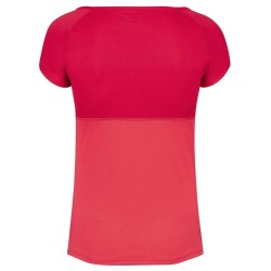 Girls' T-shirt Babolat Play Cap Sleeve Top Girl - tomato red