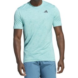 Men's T-shirt Adidas Tennis Freelift T-Shirt - preloved blue/black