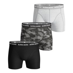 Men's Boxers Bj_rn Borg Shorts BB Shadeline 3P - black beauty