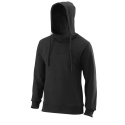 Men's Jumper Wilson Night Script Eco Cotton PO Hoody Slimfit - black/black