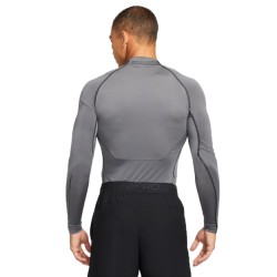 Men’s compression clothing Nike Pro Dri-Fit Tight LS Mock M - iron grey/black/black