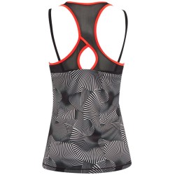 Women's top Lotto Tennis Tech Tank Printed - brilliant white
