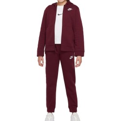 Boys' tracksuit Nike Boys NSW Track Suit BF Core - dark beetroot/dark beetroot/white