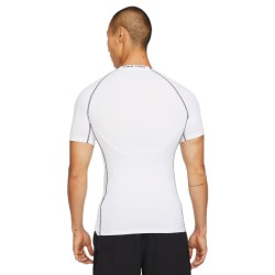 Men’s compression clothing Nike Pro Dri-Fit Tight Top SS M - white/black/black