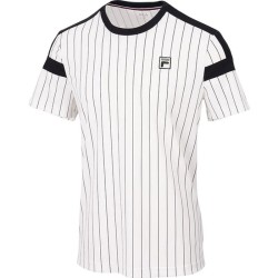 Men's T-shirt Fila Jascha Stripes T-Shirt - white alyssum/stripes