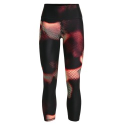 Women's leggings Under Armour HeatGear Armour No-Slip Waistband Printed Ankle Leggings - black/radio