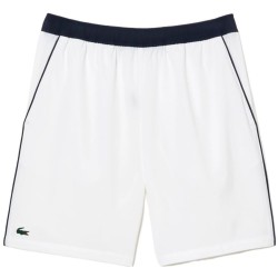 Men's shorts Lacoste Stretch Tennis Shorts - white/navy blue