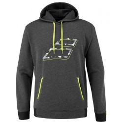 Men's Jumper Babolat Aero Hood Sweat - black heather