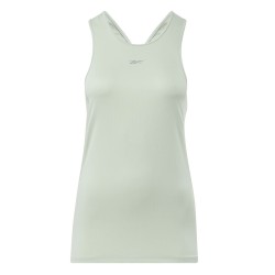 Women's top Reebok Workout Ready Run Speedwick Tank W - light sage