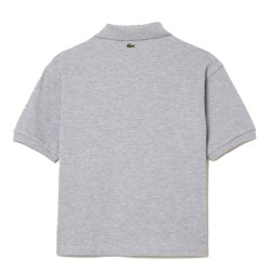 Boys' t-shirt Lacoste Cotton Pique Print Polo Shirt - grey