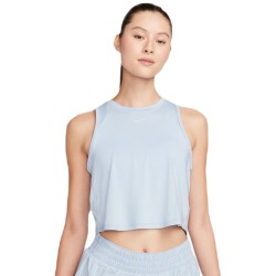 Women's top Nike One Classic Dri-Fit Cropped Tank Top - light armory blue/black