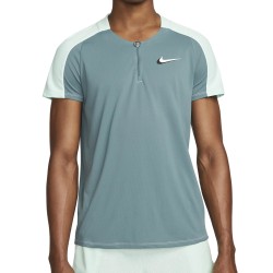 Men's Polo T-shirt Nike Court Dri-Fit Slam Tennis Polo M - mineral slate/mintfoam/mint foam/white