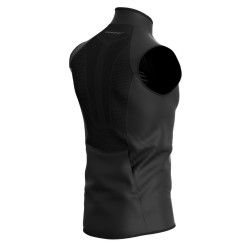 Men's vest Compressport Hurricane Windproof Vest - black