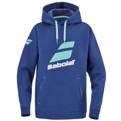 Boys' jumper Babolat Exercise Hood Sweat Jr - estete blue
