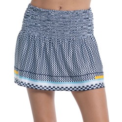 Women's skirt Lucky in Love Cool Urbana Long Check Me Out Smock Skirt - midnight