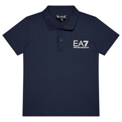 Boys' t-shirt EA7 Boys Jersey Polo Shirt - navy blue