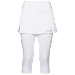 Women's skirt Head Club 3/4 Tights Skort - white
