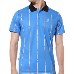 Men's Polo T-shirt Australian Ace Polo Shirt With Stripes - blu zaffiro