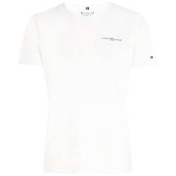 Women's T-shirt Tommy Hilfiger 1985 Regular Mini Corp Logo C-NK SS - ecru